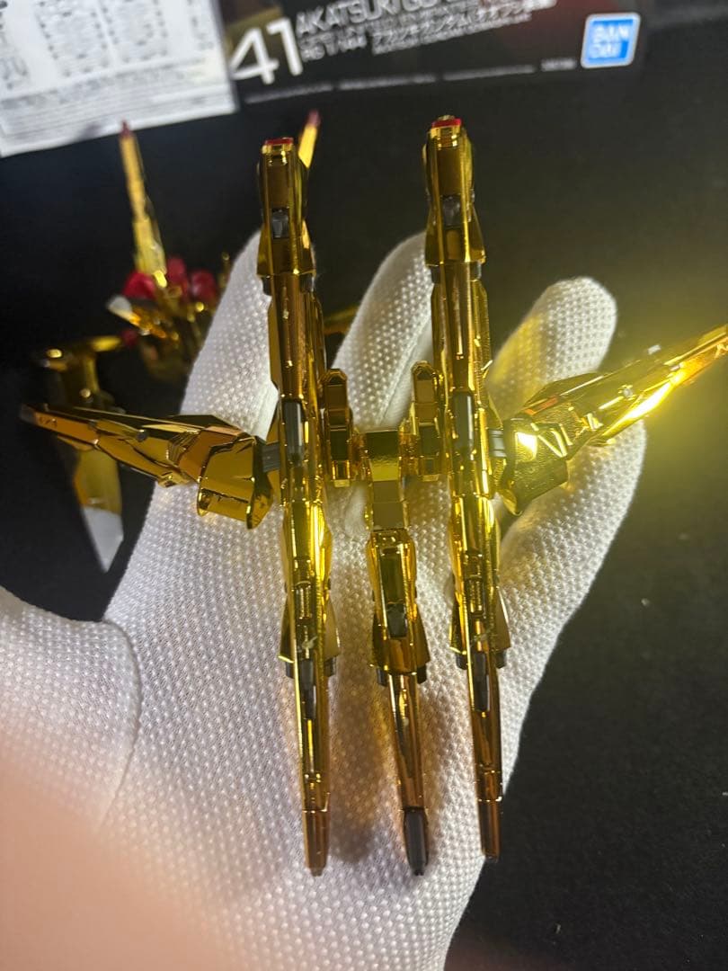 作製済みRGアカツキ+シラヌイパック+ゼウスシルエット　欠品あり　ジャンク扱い