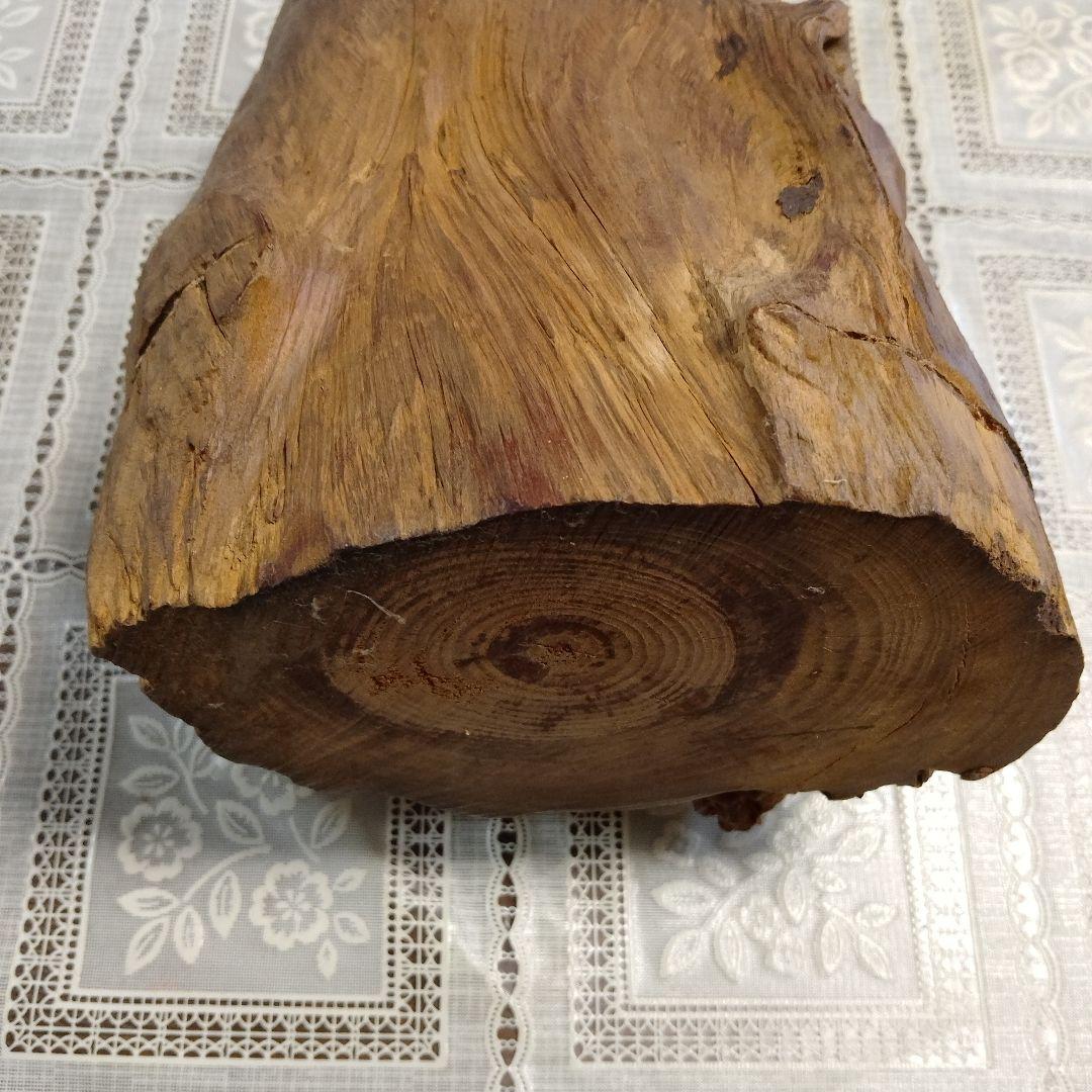 一刀彫『福禄寿　寿老人』逸品、高さ42cm(如意棒含)