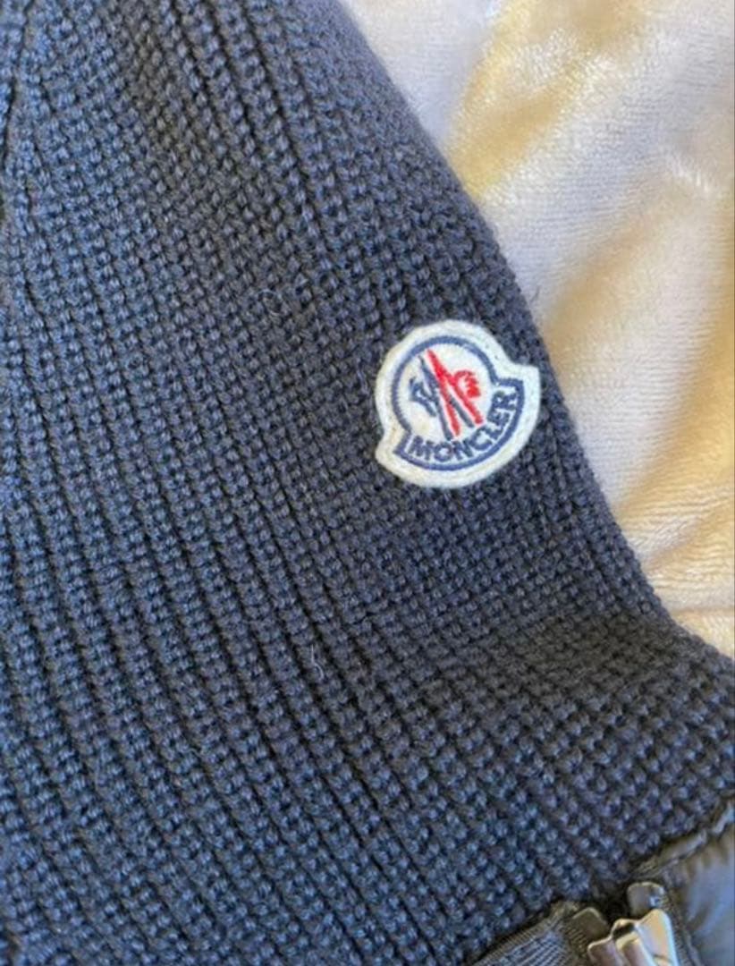 MONCLERニットダウン　黒