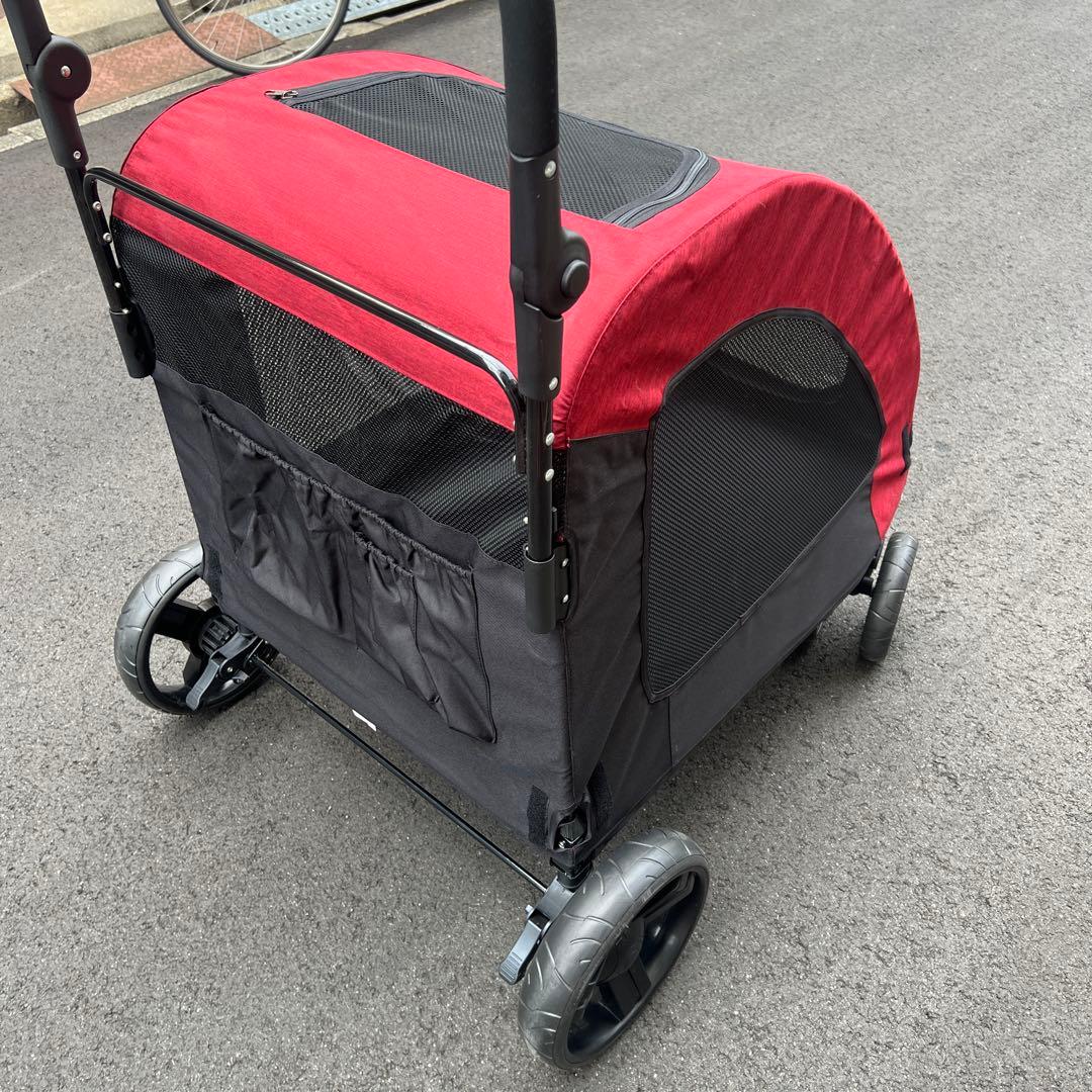 送料込み　大型犬　多頭　お散歩用　ペットカート　バギー　GPR-370