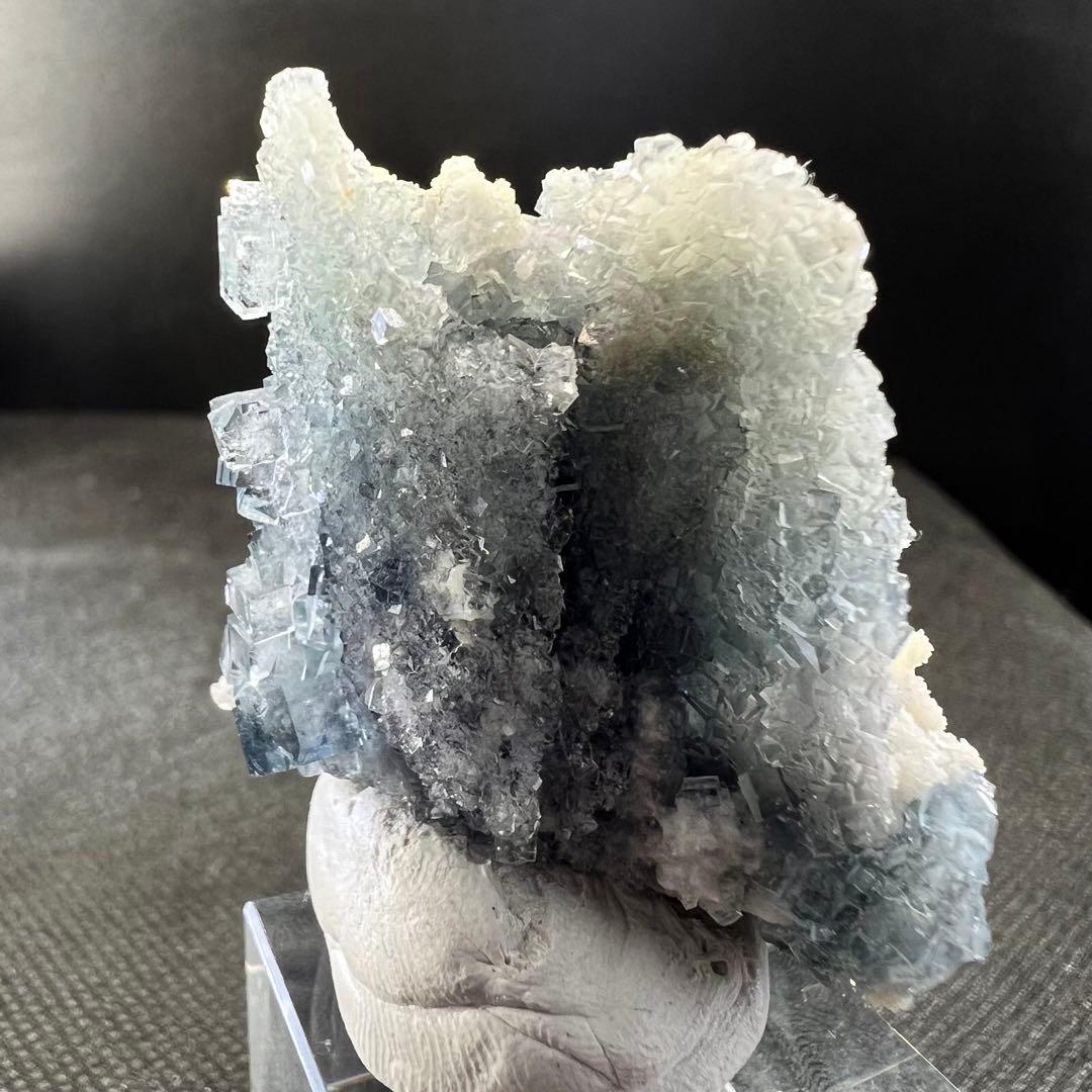 ヤオガンシャン産　「雪の城」「天使像」フローライト　シュガーフローライト