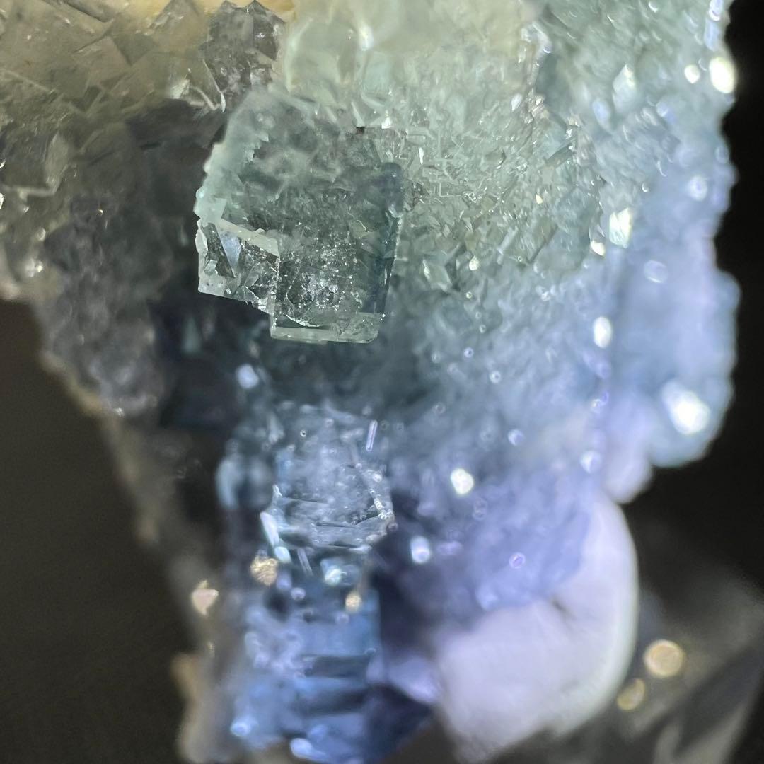 ヤオガンシャン産　「雪の城」「天使像」フローライト　シュガーフローライト