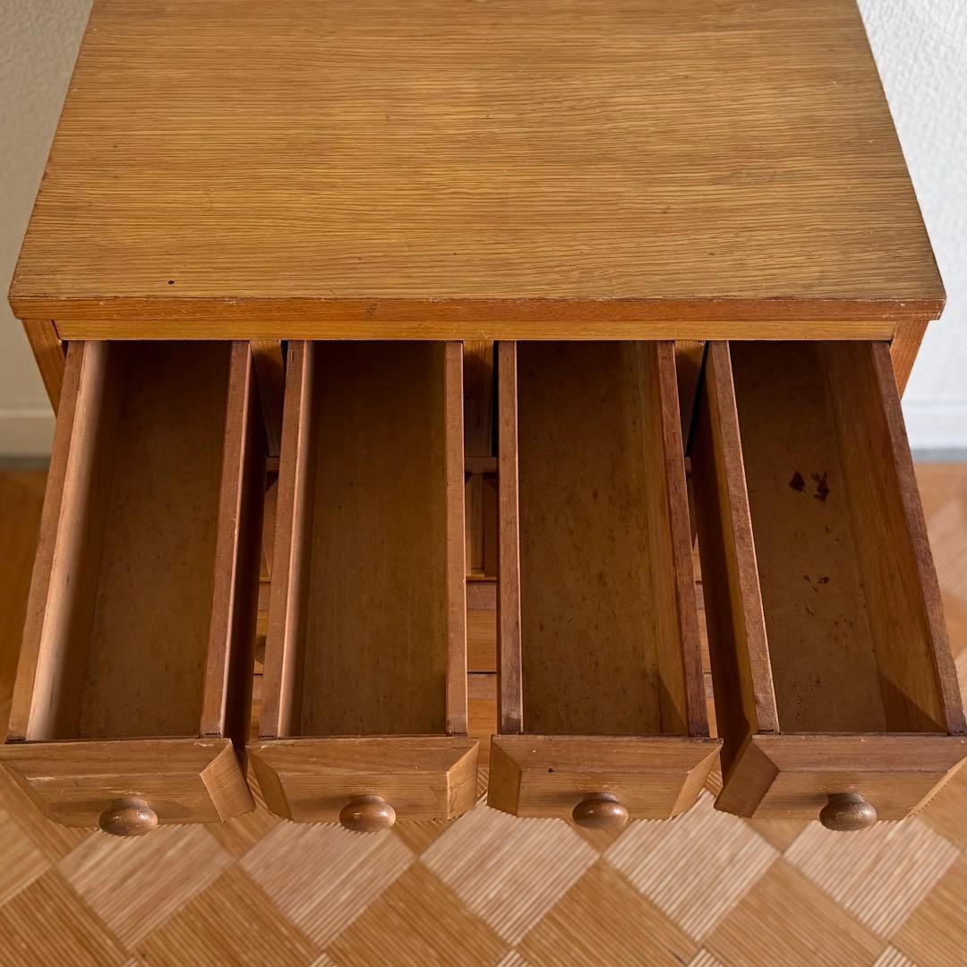 SNT1336 アンティーク 木製 チェスト 小物入れ 昭和レトロ 引き出し