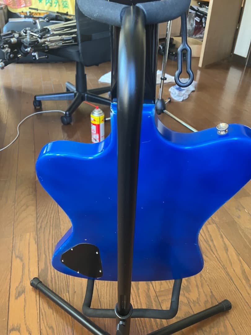 わ*ー様 ジャンク品！bunny firebird ブルー ソリッドボディ エレ