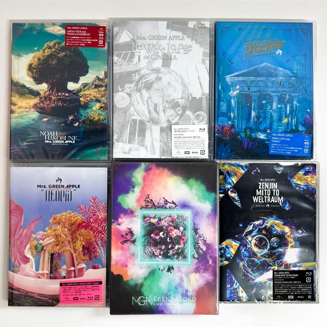 Mrs.GREEN APPLE 通常盤 Blu-Ray 6枚