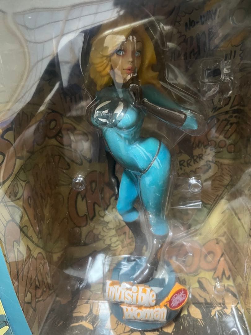 【開封品】ロッキンジェリービーン　豆魚雷　インビジブルウーマンフィギュア