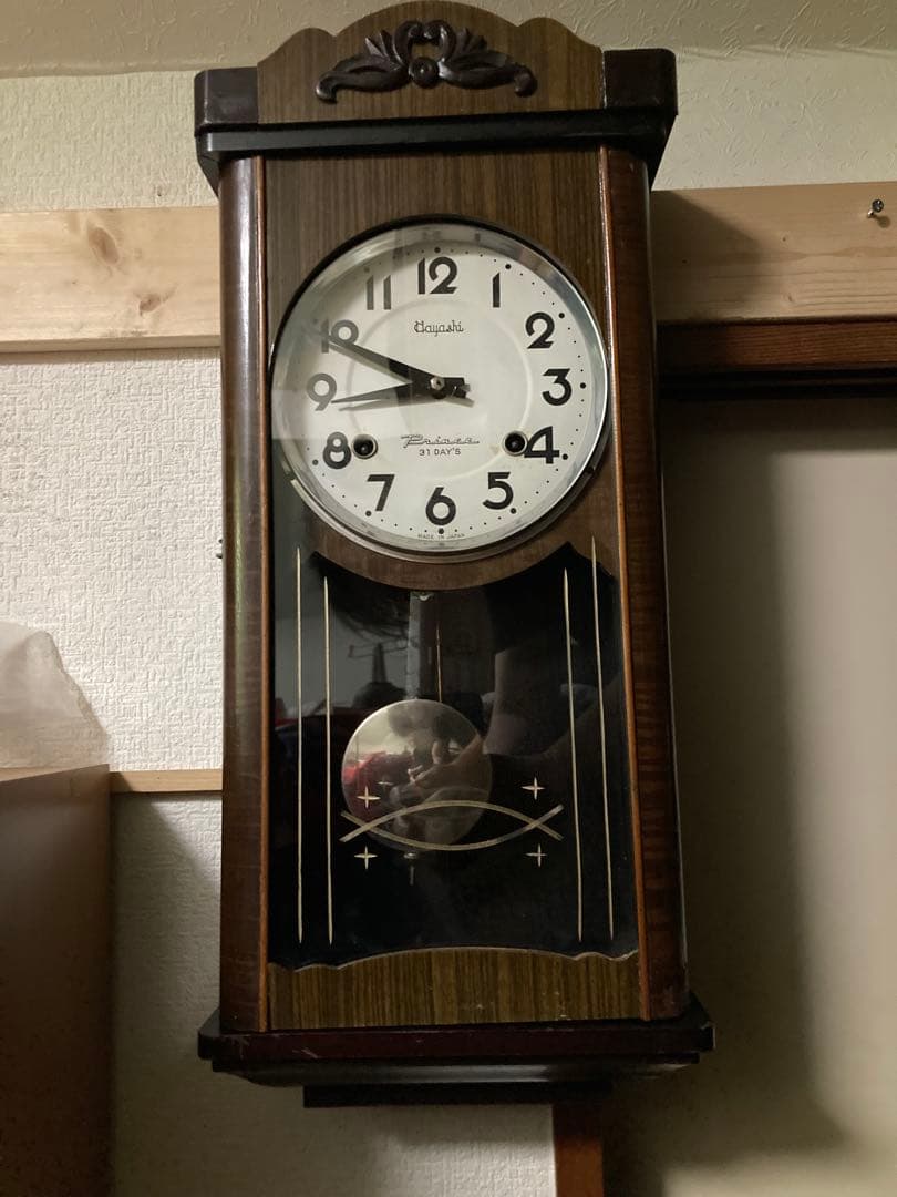 アンティーク振り子時計 林時計　Prince 31DAY‘s 修復済品 稼動中