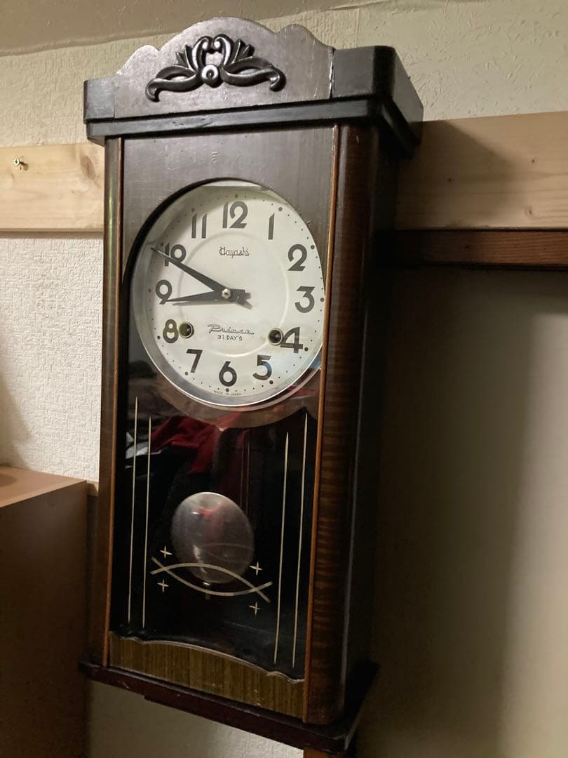 アンティーク振り子時計 林時計　Prince 31DAY‘s 修復済品 稼動中