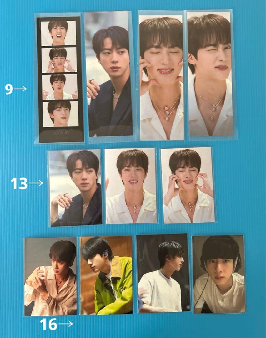 BTS JIN アクリルフォトアルバムキーホルダー（R）