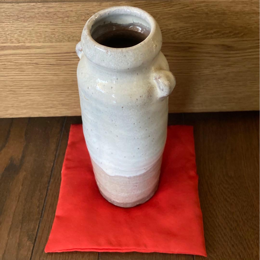 花瓶 萩焼 泉流山