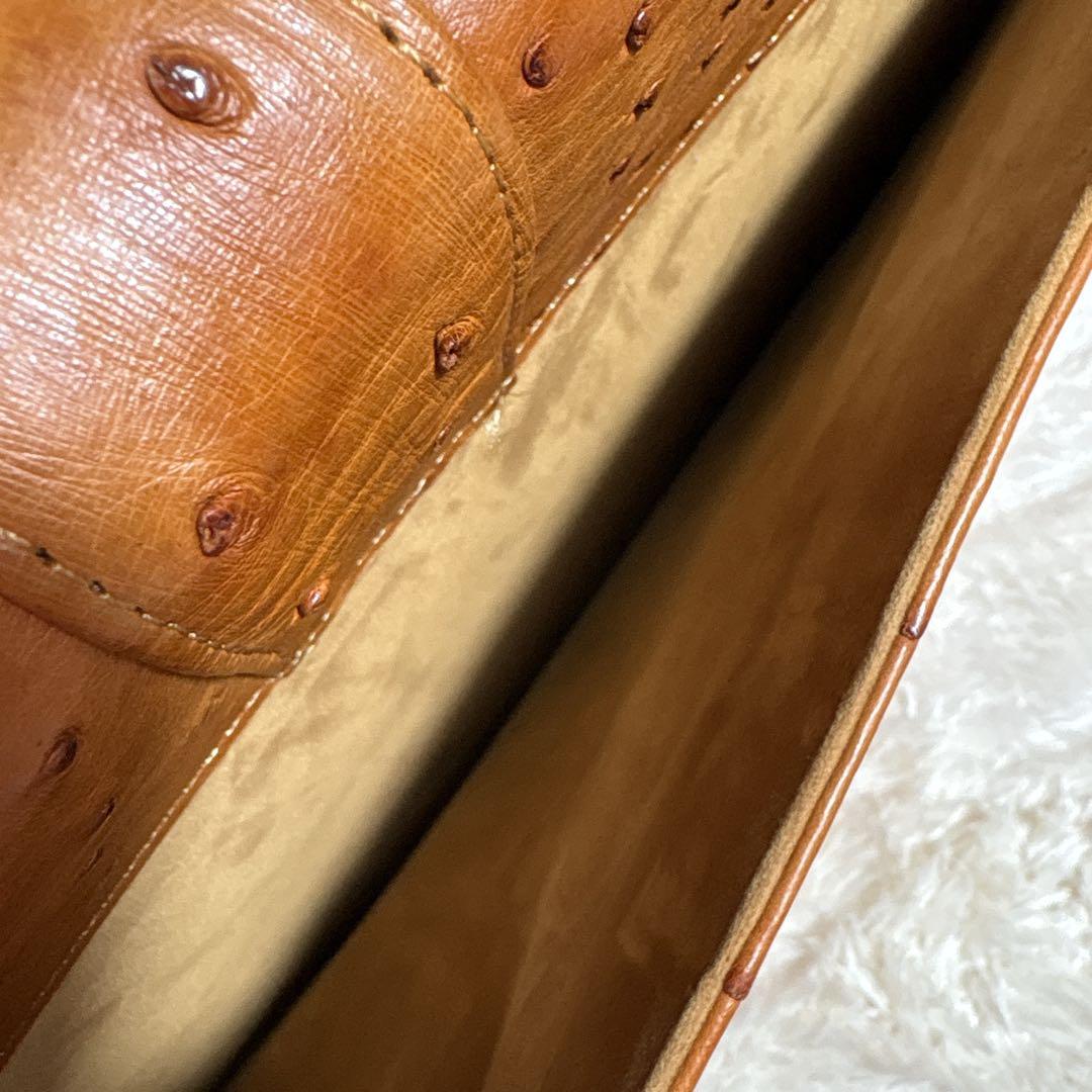 ビジネスバック オーストリッチ エキゾチックレザー JRA