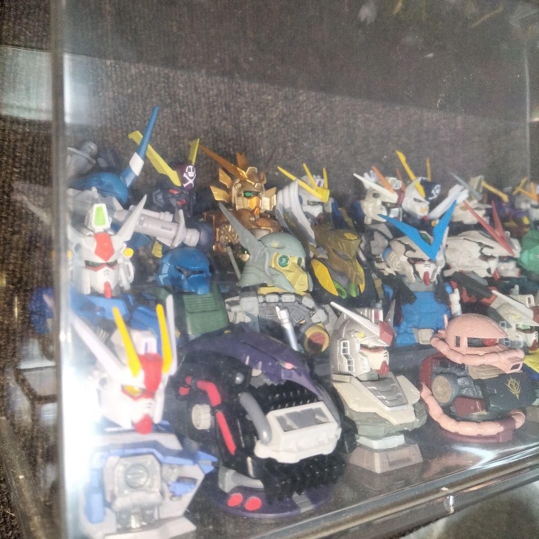 ガンダムヘッドフィギュアセット クリアケース付き