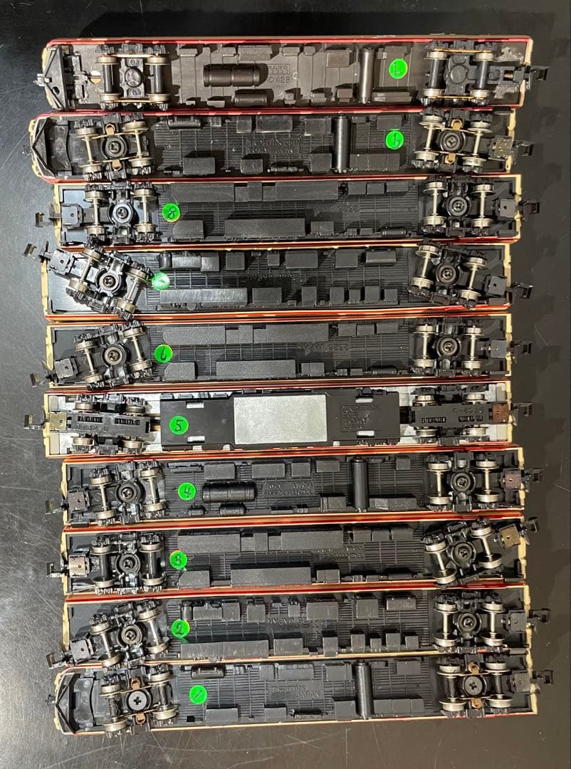 TOMIX 485系ひたち 9両セット＋１両 旧製品ジャンク