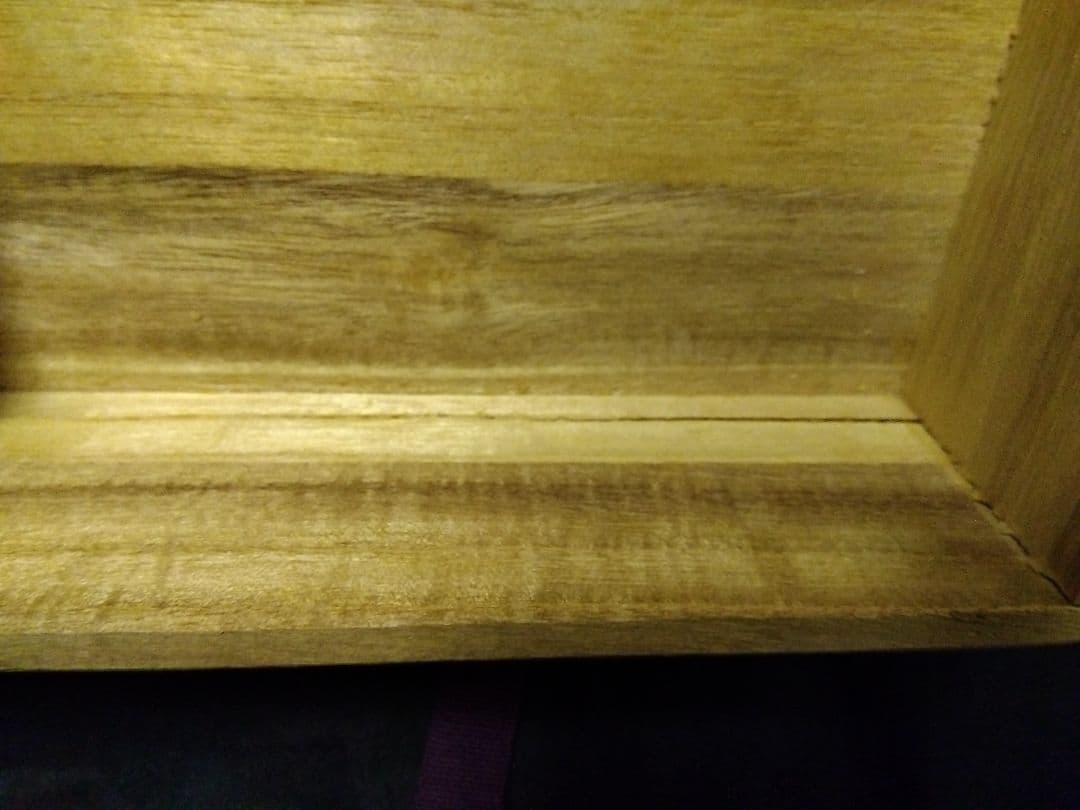 日向特製蛤碁石　実用　34号程度　特大欅碁笥　那智黒石　桐箱付き