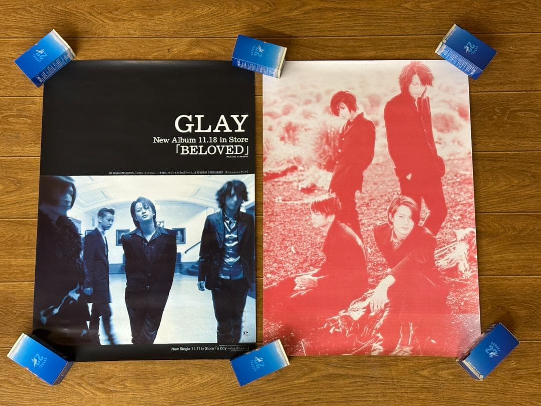 激レア★GLAY ポスター2枚セット BELOVED 1996年 販促用 非売品