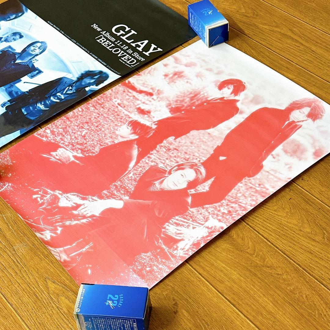 激レア★GLAY ポスター2枚セット BELOVED 1996年 販促用 非売品