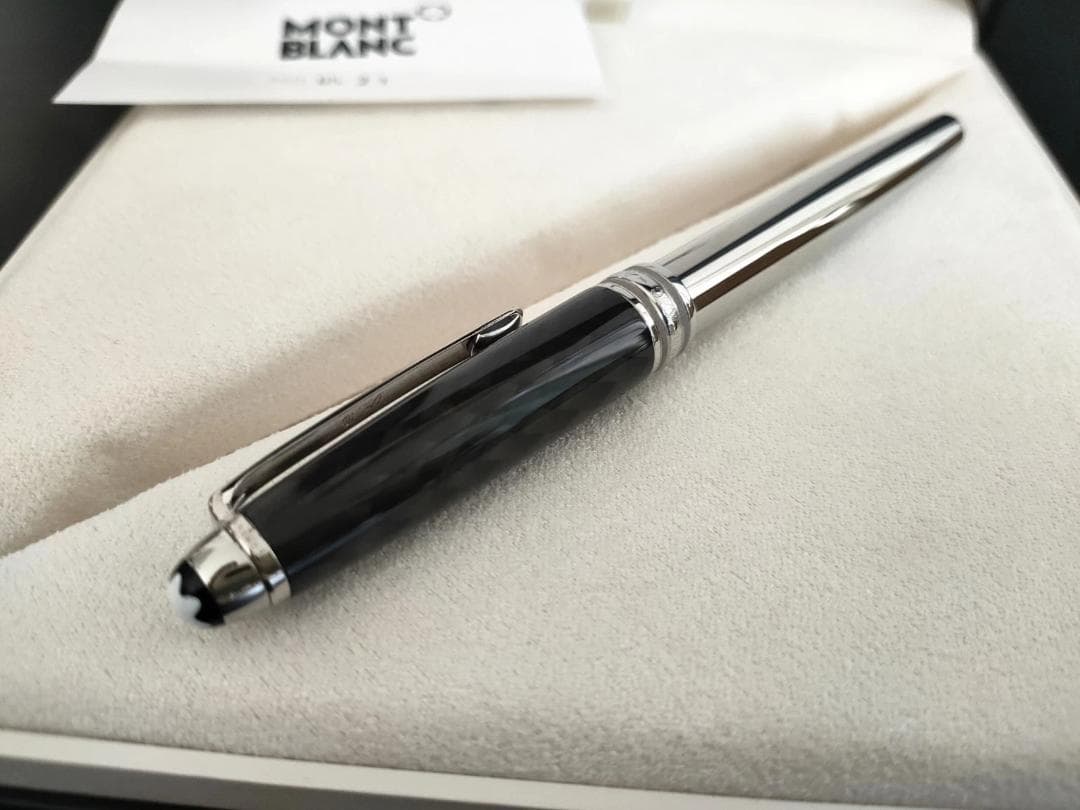 モンブラン マイスターシュテュック ソリテール カーボンスチール ボールペン