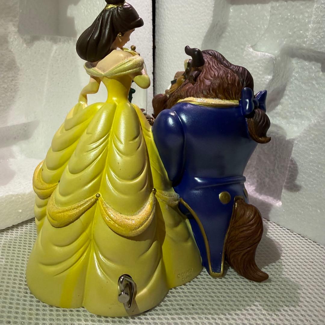 ディズニー 美女と野獣 ベル スノードーム スノーグローブ オルゴール