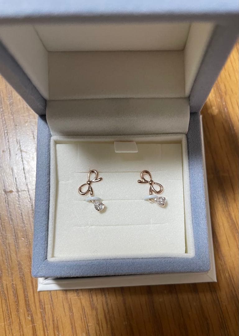 Canal ４℃ K10ピンクゴールド ピアス