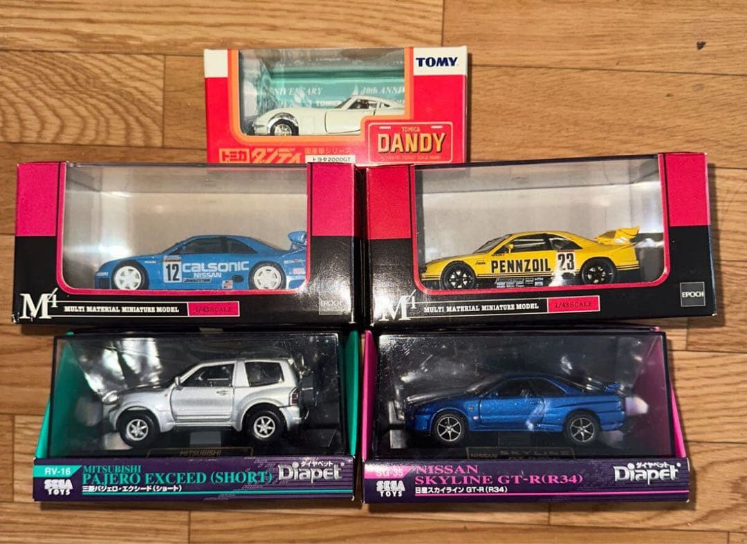 SEGAtoys Mtech ダイヤペット トミカ ダンディ ミニカー５台