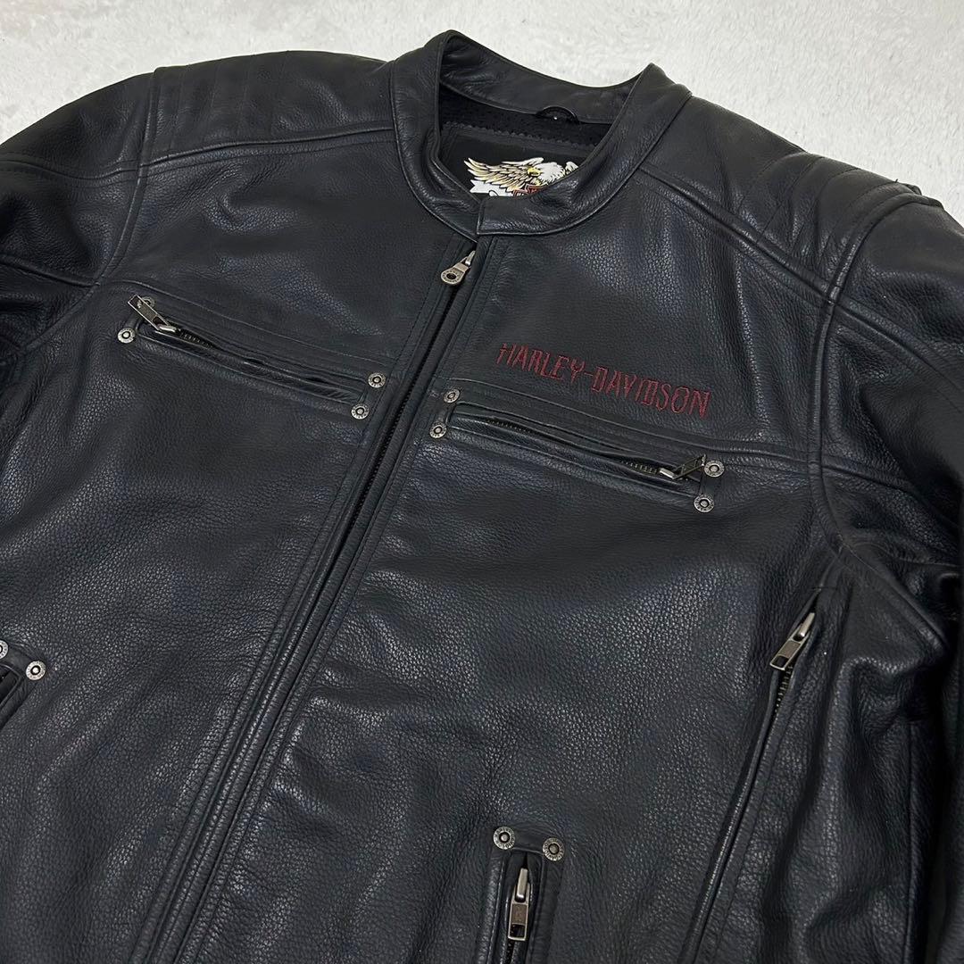 激レア XXL相当 HARLEY-DAVIDSON ライダースジャケット スカル