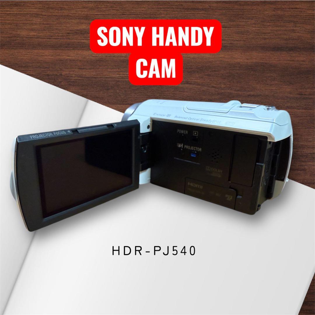 美品　ビデオカメラ　SONY ハンディカム　軽量カメラ　プロジェクター機能