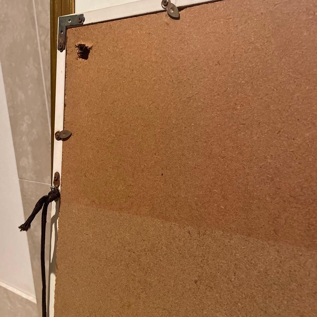 油彩画 花瓶の花 1985年製