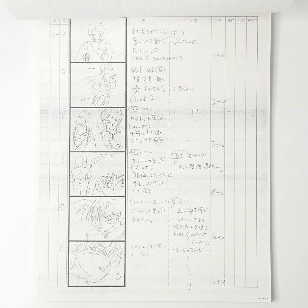 美少女戦士セーラームーンR　絵コンテ 第47話 ムーン復活！謎のエイリアン出現