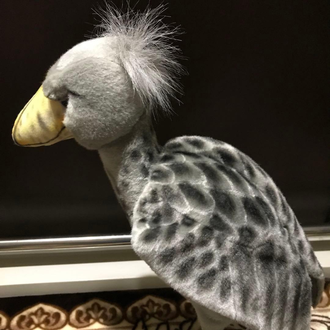 ぬいぐるみ　ハシビロコウ　HANSA 美品❣️