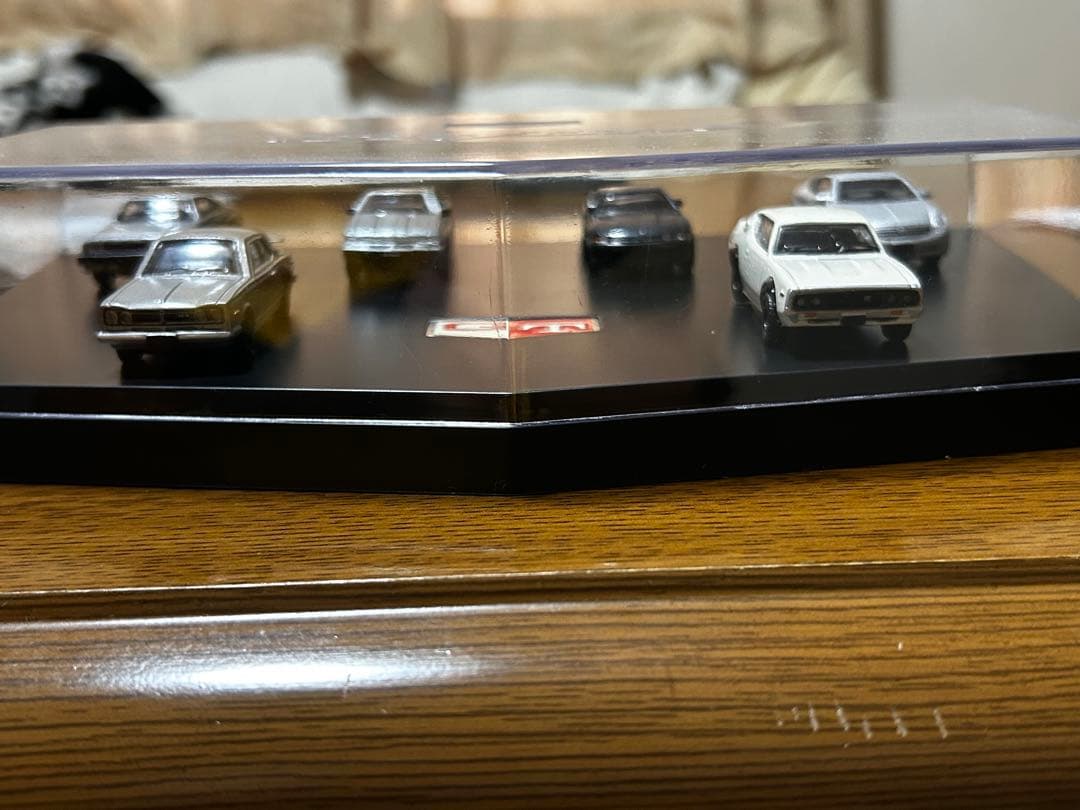 スカイラインGT-Rミニカー 6台セット 透明ケース付き