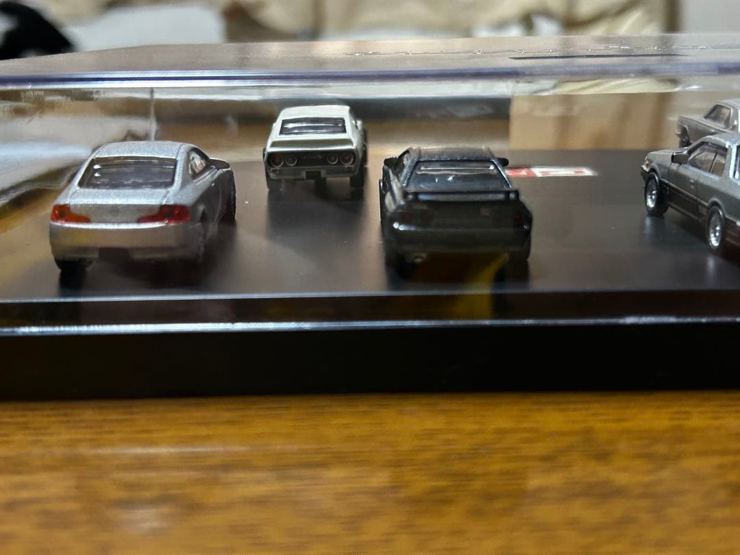 スカイラインGT-Rミニカー 6台セット 透明ケース付き