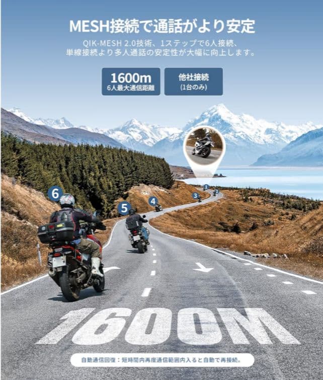 JESIMAIK バイク インカム　 H6　新品・未使用