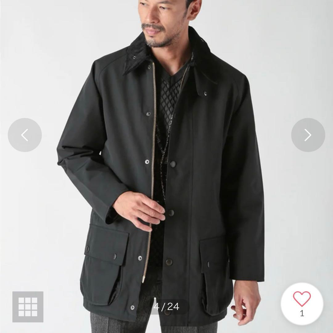 バブアー 2レイヤー クラシックビデイルノンワックスコットン ブルゾンバーヴァー