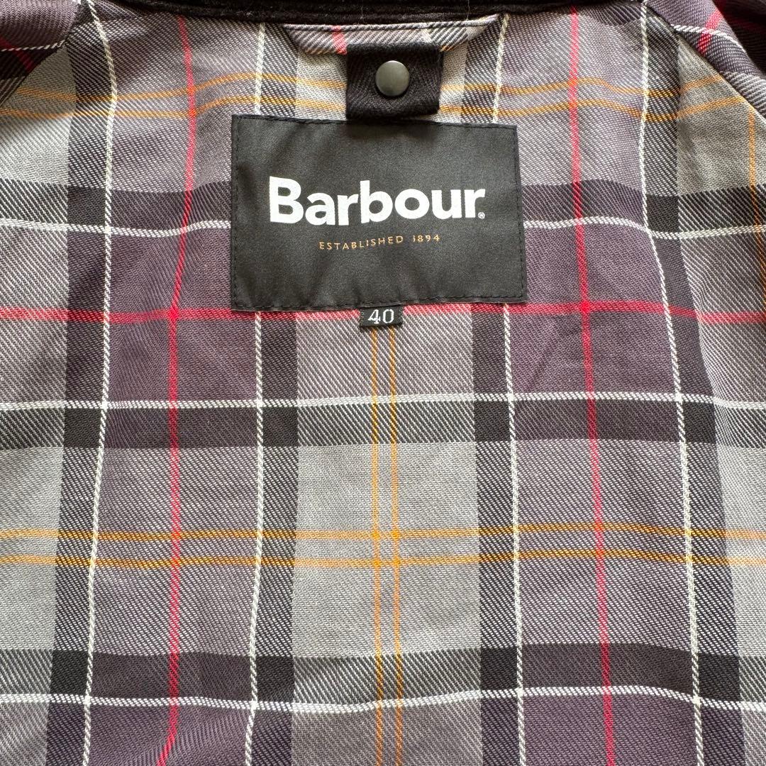 バブアー 2レイヤー クラシックビデイルノンワックスコットン ブルゾンバーヴァー