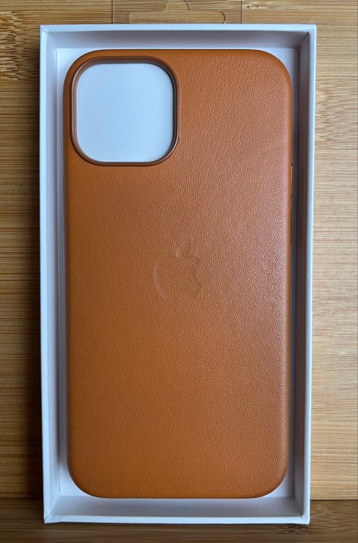 iPhone 13 mini 純正レザーケース ゴールデンブラウン
