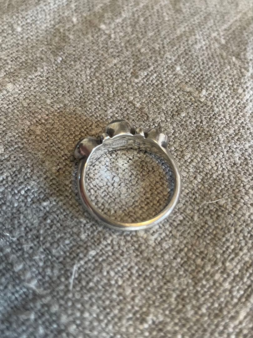 ジョージジェンセン　ムーンストーンリング　シルバー925 １１号