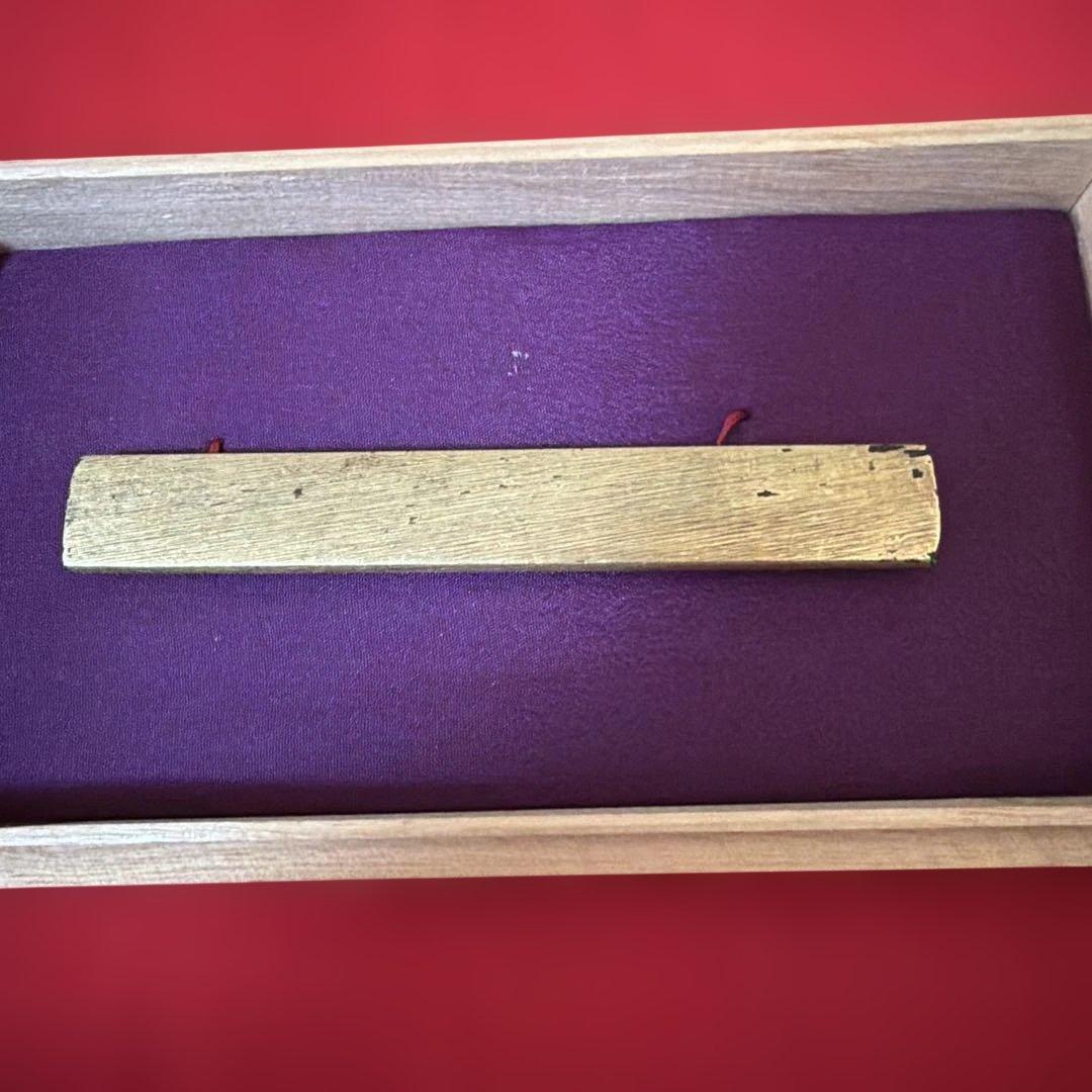 骨董品　古美術　金銀象嵌 赤銅魚々子地小柄 趣深き逸品です　刀装具