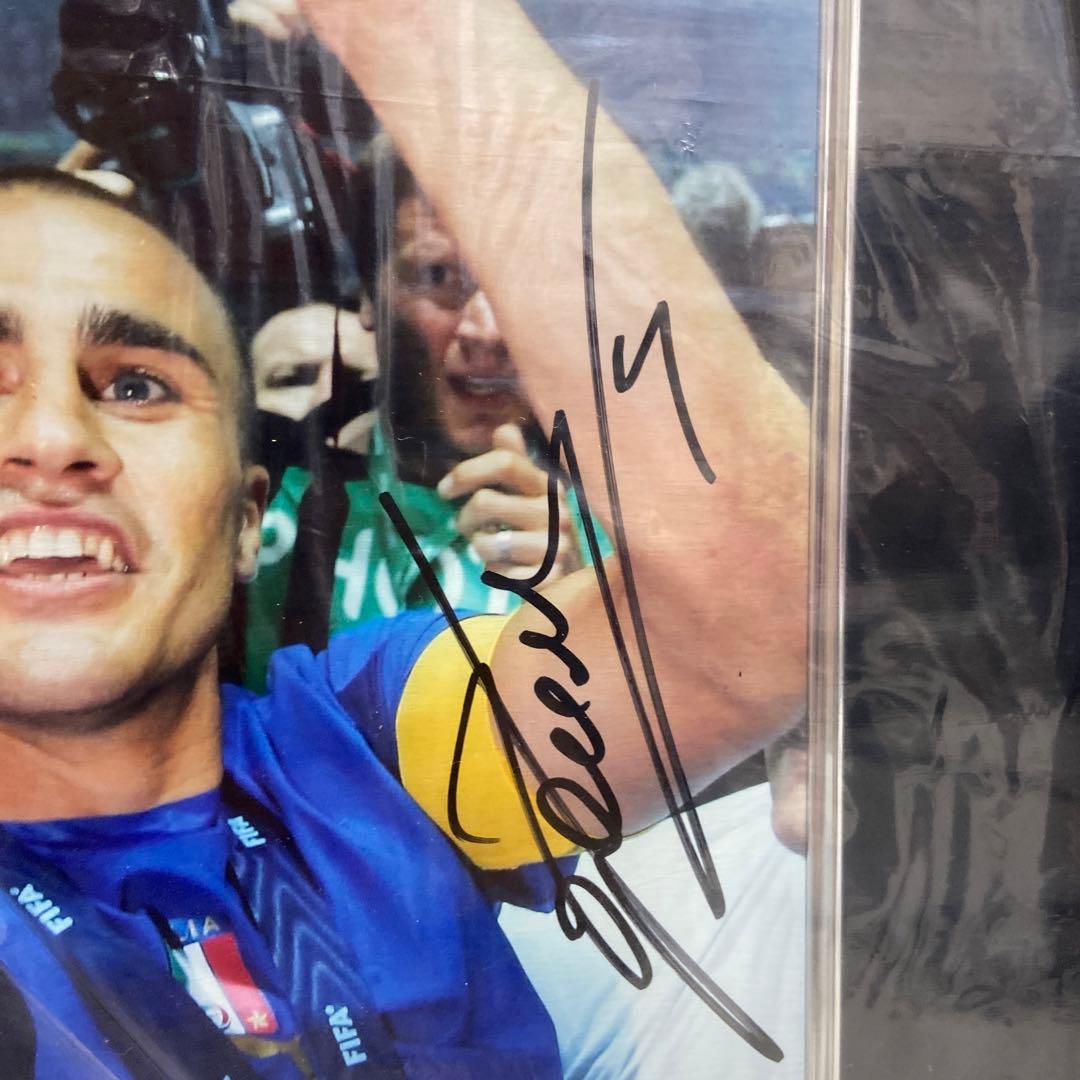 ファビオ・カンナヴァーロ直筆サイン入りフォト　額入り