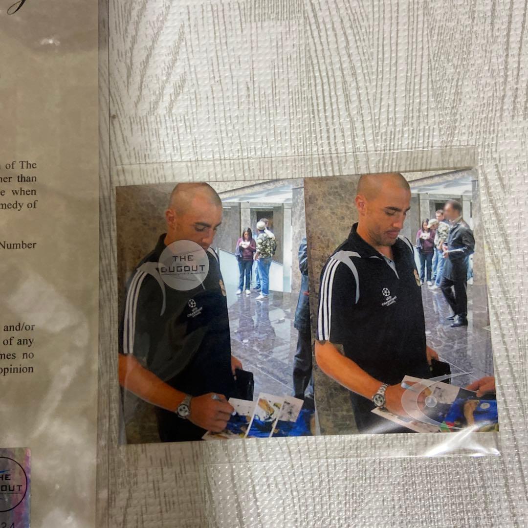 ファビオ・カンナヴァーロ直筆サイン入りフォト　額入り