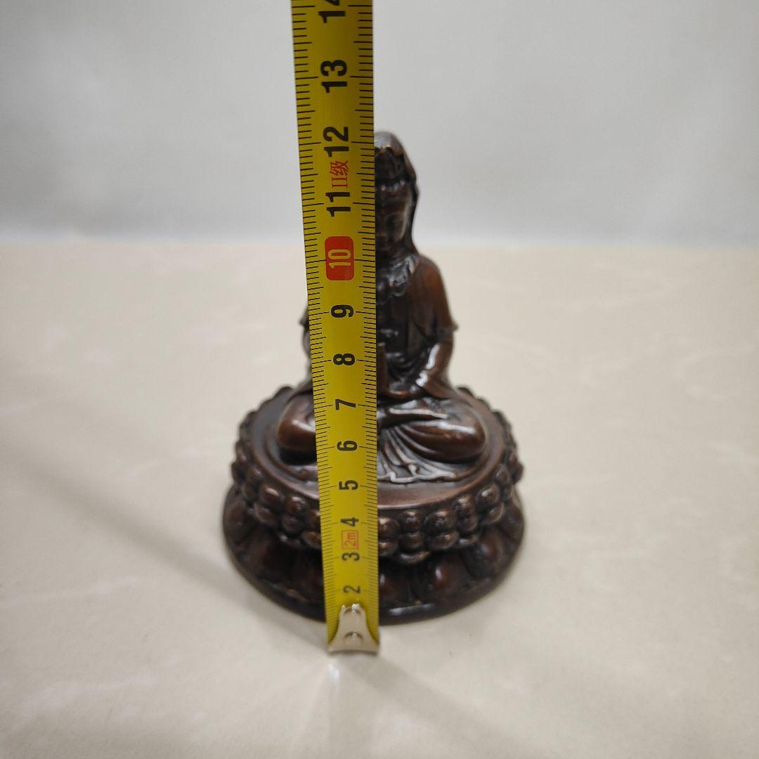 銅器 観音菩薩 書道具 文房具 置物 装飾品 工芸品 美術品