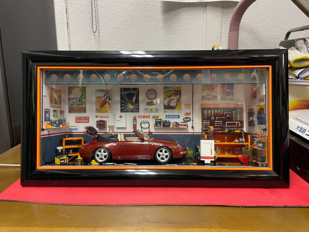 ポルシェ911 カレラ　ミニガレージ