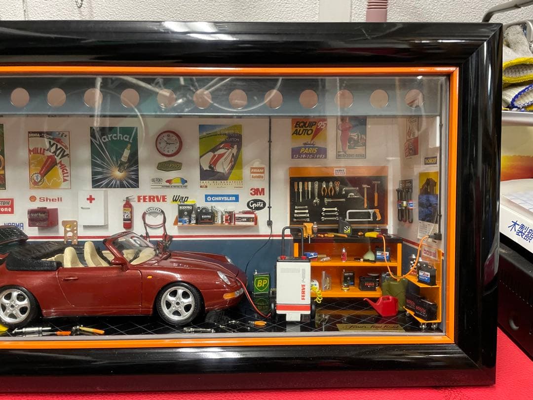 ポルシェ911 カレラ　ミニガレージ
