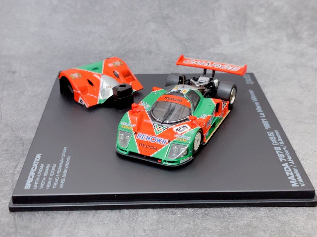 ミニカー hpi 1/43 MAZDA 787B #55 LM1991 Winner