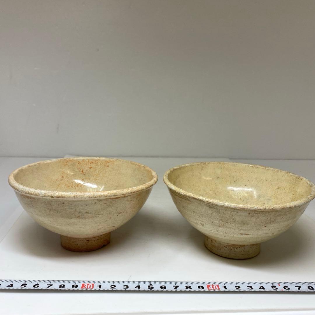 古代　中国　鉢2点　幅約14.1/14.5㎝　東さ7-0616②