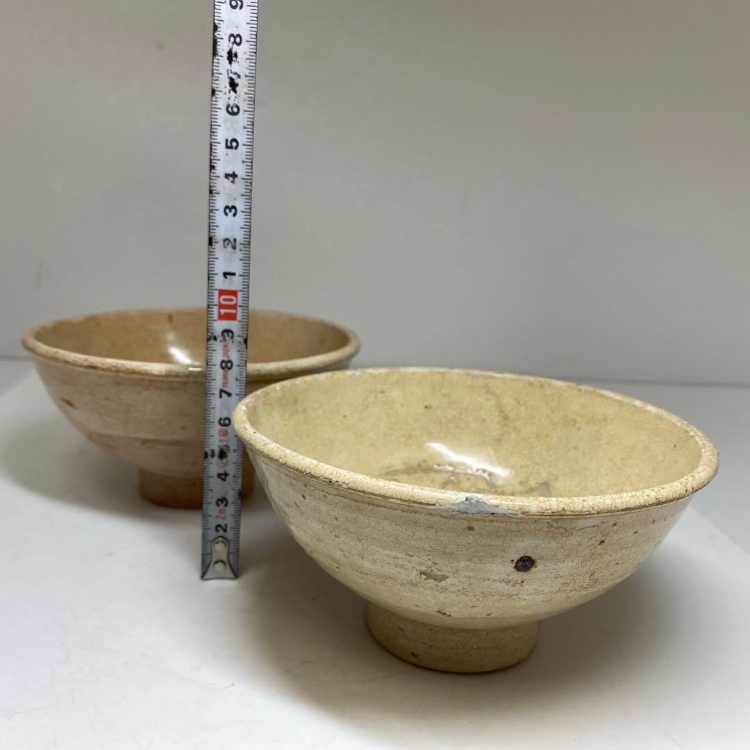 古代　中国　鉢2点　幅約14.1/14.5㎝　東さ7-0616②