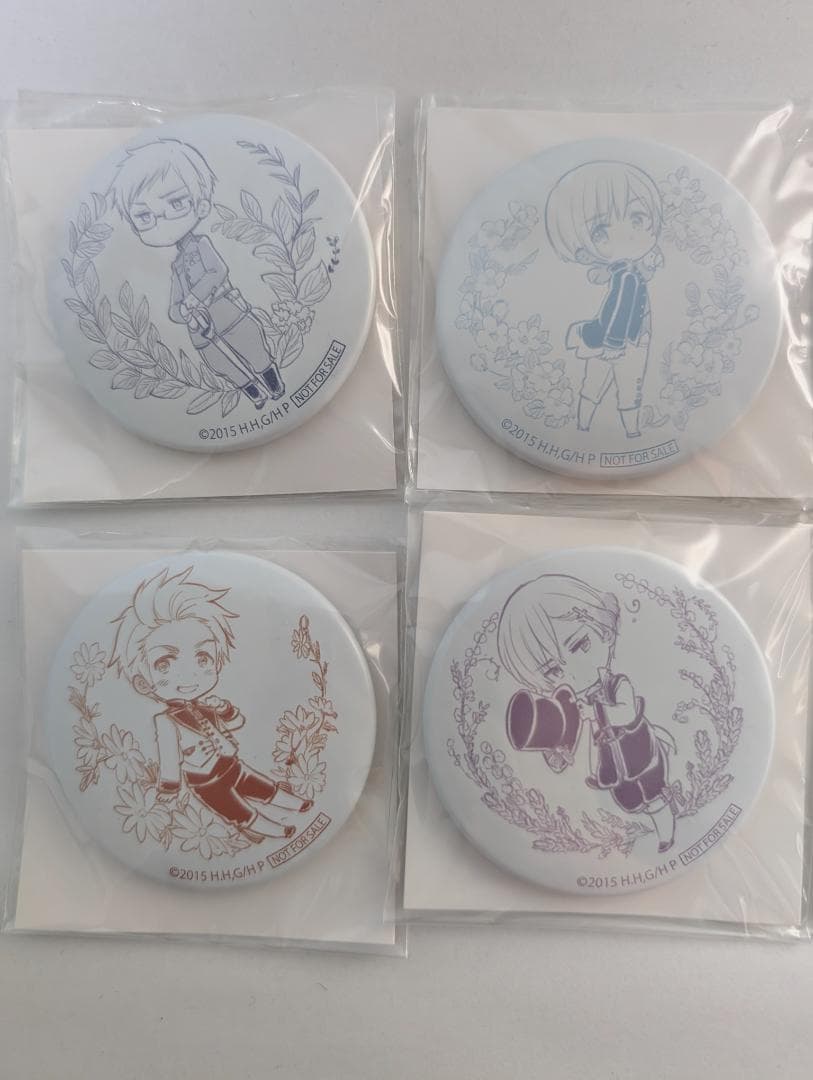 【未開封】ヘタリア The World Twinkle 特典缶バッジ