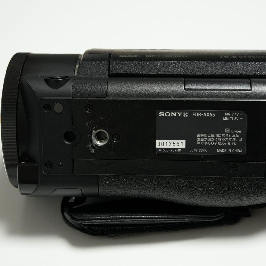 SONY FDR-AX55 4K Handycam 付属品多数