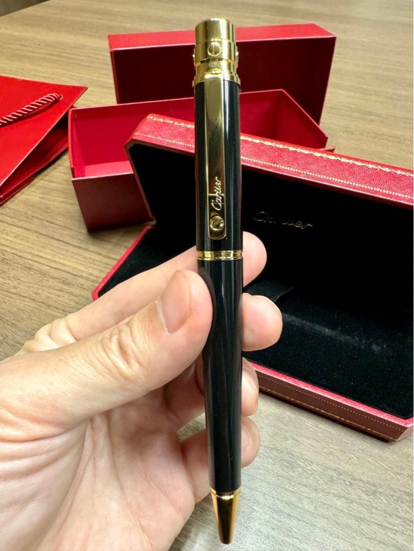 ■新品未使用■カルティエ(Cartier) サントスドゥカルティエ ボールペン