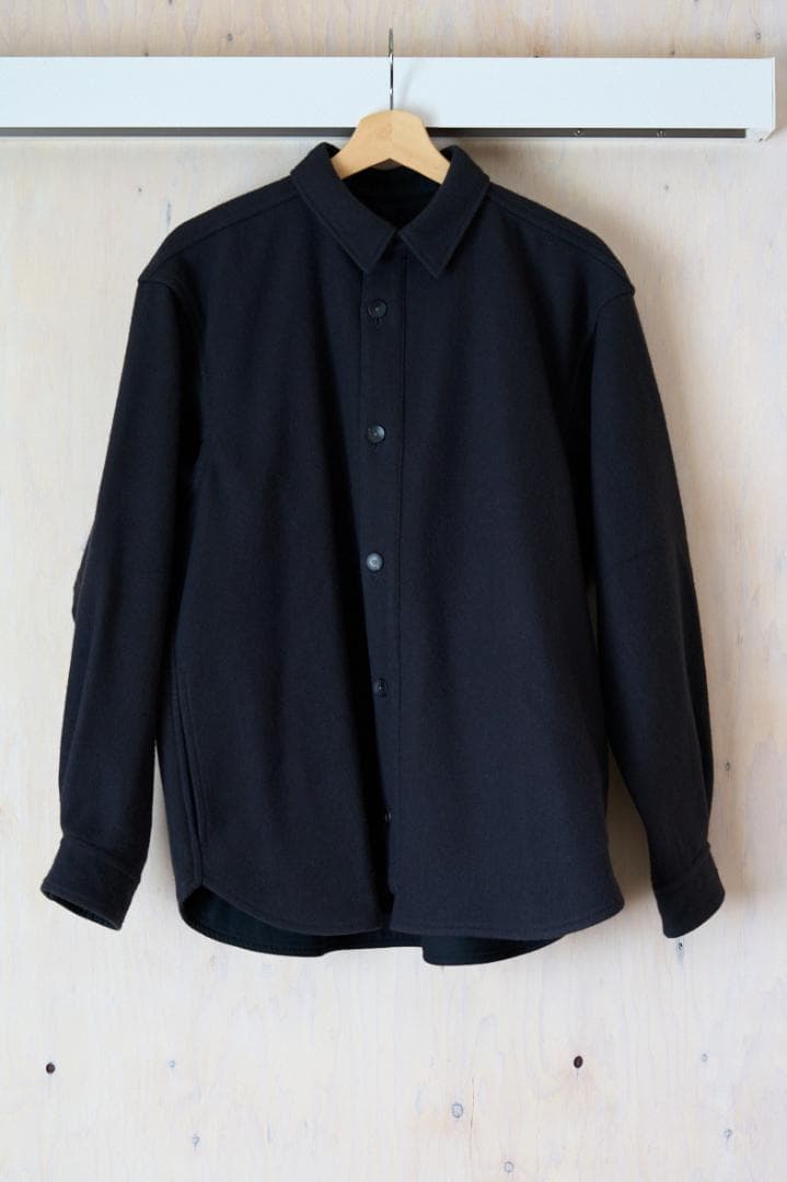 postalco フリーアームボタンジャケット ソリッドウール