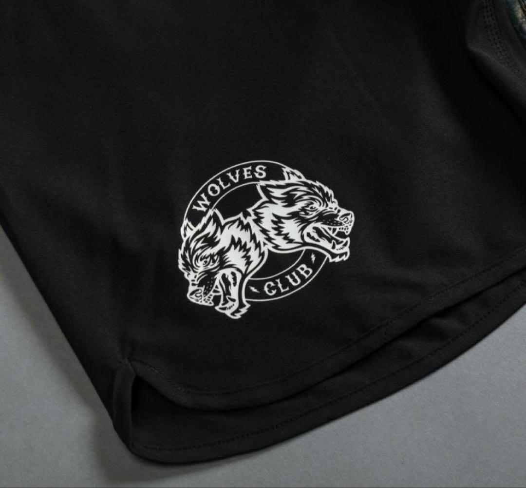 1063　レア darc sport　ダルクスポーツ 立　ステージショーツ 黒緑